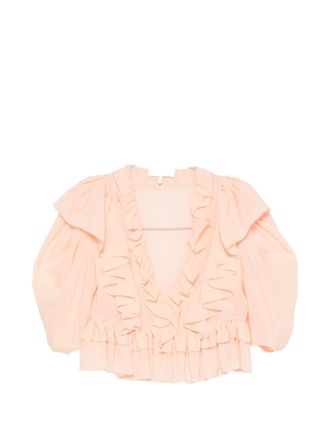 Chlo&eacute; Top in seta Chlo&egrave;