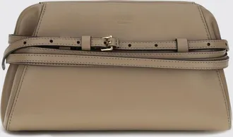 Moschino Mini clutch Tie Me in pelle con tracolla amovibile