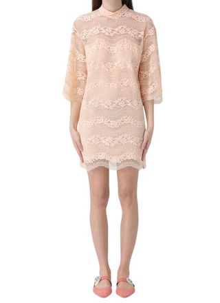 Twin-Set Macram&egrave; Lace 3/4 Sleeve Dress