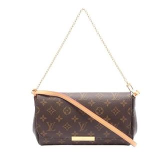 Louis Vuitton Pre-owned Favorite MM - Dames - Pre-owned - Bruin - Maat: ONE Size Leer
