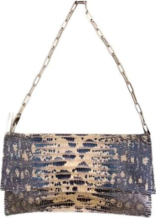 Gucci Pre-owned Leren Clutch - Dames - Vintage Clutch - Veelkleurig - ONE Size - Leer - Vintage