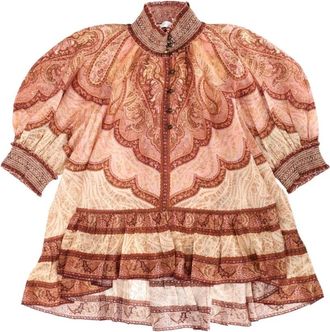 Zimmermann Wanderlust Frill Blouse - Dames - Blouses - Veelkleurig - S - Overhemden