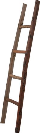 Biscottini International Biscottini - Toallero Escalera De Madera Ba&ntilde;o Moderno Suelo De Pared A Pared Escalera Decorativa Toallero Portaobjetos Librer&iacute;a