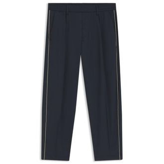 BOSS Tapered-fit trousers with water-repellent finish