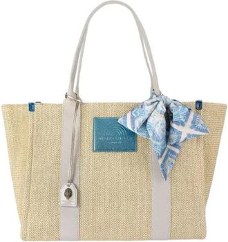 Kurt Geiger Tassen, Dames, Beige, ONE Size, Leer, Beckham Tote Bag