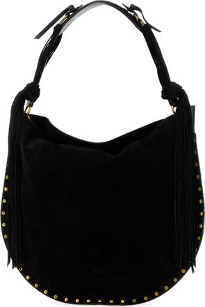 Isabel Marant Womens Oskan Hobo Black Calf