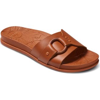 Reef Cushion Soho Cruz Slide Sandal in Cocoa at Nordstrom, Size 8