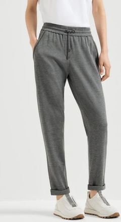 Brunello Cucinelli Interlock trousers in Dark Grey at Nordstrom, Size Xx-Small Eu