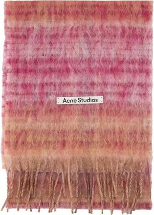 Acne Studios Alpaca Sjaal - unisex - Accessoires - Roze - Maat: ONE Size Wol