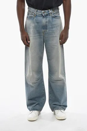 R13 Wide Leg Jeans WAYNE in Light Wash 27cm R13