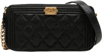 Chanel Pre-owned Boy Wallet on Chain - - Pre-owned - Donna - Nero - ONE SIZE