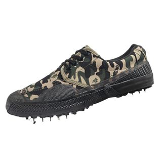 Generic Running Shoes Camouflage Flat Liberation Style Work Shoe Fashion High Proof Non-Slip Wear-Resistant Fashion Low Footwear, Lightweight Lace-Up Trainers