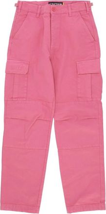 Iuter Canvas Cargo Broek Roze - Heren - Straight fit broeken - Roze - W30 - Katoen - Broeken