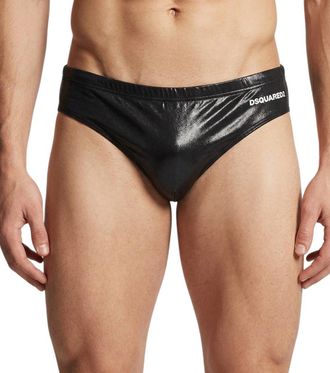 Dsquared2 Black Logo Swim Brief