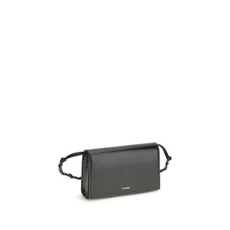 Jil Sander Womens Black Calf Leather Bos Taurus Wallet