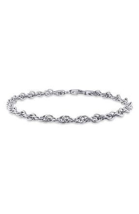 Delmar Sterling Silver Rope Chain Bracelet at Nordstrom Rack
