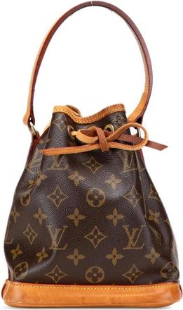 Louis Vuitton Pre-owned Bucket Bags, female, Brown, Size: ONE SIZE Pre-owned Drawstring Bucket Bag