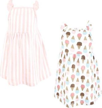 Hudson Baby 2Pk Sleeveless Dress in Melt My Heart Ice Cream at Nordstrom, Size 12-18M