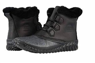 Sorel Womens Out N About Plus Lux Boots In Black Lux