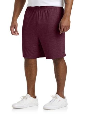 Reebok Performance Tech Heather Shorts in Black Cherry Hthr at Nordstrom, Size 2X Big