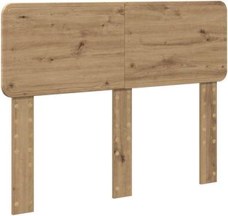 vidaXL Cabecero Roble Artesanal 135 Cm Madera Contrachapada Vidaxl