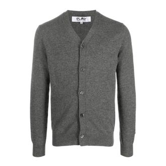 Comme Des Gar&ccedil;ons x The Artist Invader Wool Cardigan, Size Large