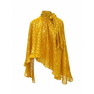 Taller Marmo Stevie Blouse - female - Taller Marmo - Ponchos - Yellow - ONE SIZE - Jackets