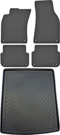OEM Juego De Alfombrillas De Goma Para Coche Y Maletero Para Audi A6 C6 Kombi (2004-05.2006)