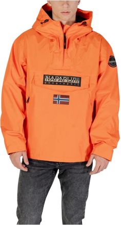 Napapijri Hombre, Chaquetas, Naranja, Talla: L