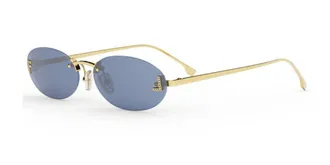 Fendi FE4075US 30V Womens Sunglasses Gold Size 54
