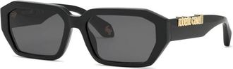 Roberto Cavalli Src 113V 700Y Zonnebril - Dames - Zonnebrillen - Zwart - 57 MM - Accessoires
