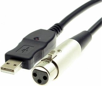 Trade Shop Trade Shop - Cavo Adattatore Per Chitarra Da Xlr A Usb Maschio Per Pc Computer 3 Metri Kl3625