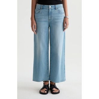 AG - Adriano Goldschmied Saige Ankle Wide Leg Jeans in Brix at Nordstrom, Size 31