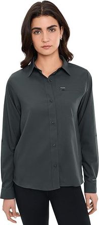 Columbia Silver Ridge Utilitytm II Long Sleeve Shirt Womens Clothing Shark : 2XL, Polyester