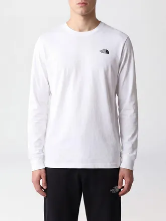 The North Face T-shirt a maniche lunghe in misto cotone con logo ricamato
