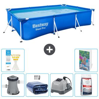 Bestway Piscina Bestway Steel Pro Rectangular - 300x201x66 Cm - 7-piezas S329