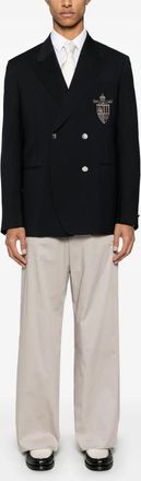 Fendi Grijze Katoenmengsel Broek