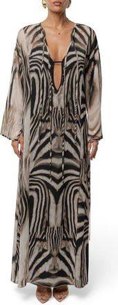 JLUXLABEL New Vista Long Sleeve Maxi Dress in Black at Nordstrom, Size Medium