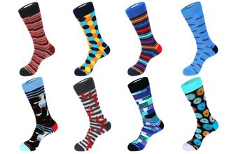 Unsimply Stitched CREW SOCK 8 PACK 80011