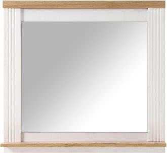 HOME AFFAIRE Wandspiegel »WESTMINSTER, Spiegel im Landhausstil, Badspiegel« in 2 Farben verfügbar, mit Ablageboden