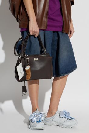 Balenciaga Rodeo Small Handheld Bag, Womens, Brown