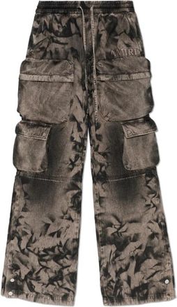 Amiri Cargo Pants - Dames - Wijde Broeken - Beige - M - Katoen - Broeken