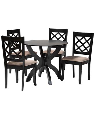 Baxton Studio Savina Modern 5Pc Dining Set