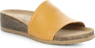 Bos. & Co. Lux Slide Sandal in Mango Nappa at Nordstrom Rack, Size 5.5Us / 36Eu