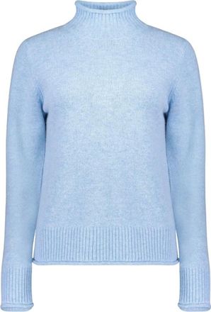 Bloomings Truien & Vesten, Dames, Blauw, XL, Wol, Slk 10-9033 Turtleneck