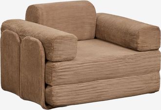 Sklum Sill&oacute;n Cama En Pana Envasado Al Vac&iacute;o Paoly Sklum