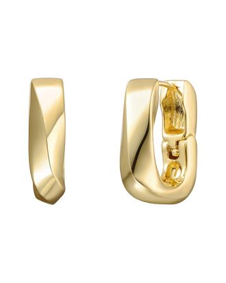 Rachel Glauber 14K Plated Hoops