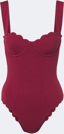 Marysia Swim Costume intero La Roche smerlato