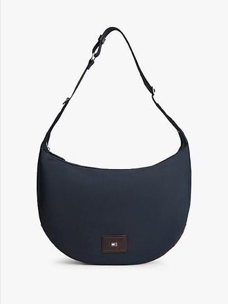 Tommy Hilfiger Heritage Logo Patch Slouch Crossbody Bag