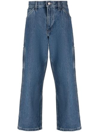 Levi's patch-detail wide-leg trousers - Blue